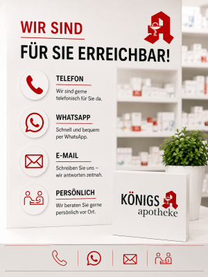 24/7 für Sie erreichbar
